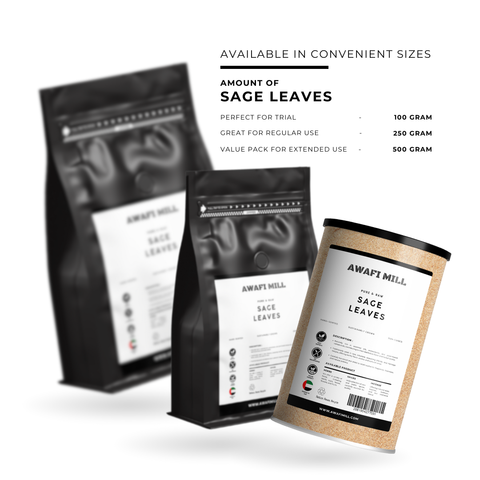 Sage Leaves (Maramia) - Salvia Officinalis