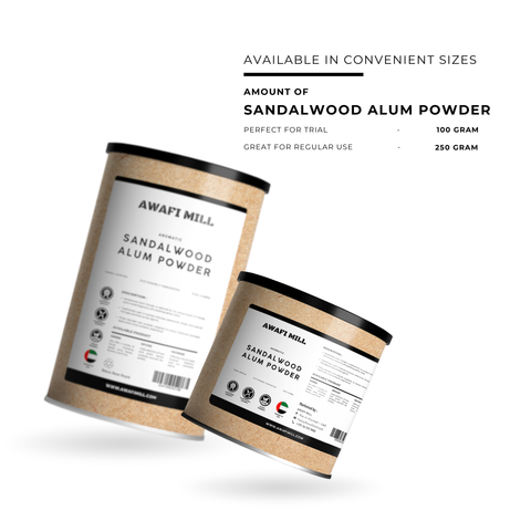 Sandalwood & Alum Powder | Fragrant Personal Care Powder