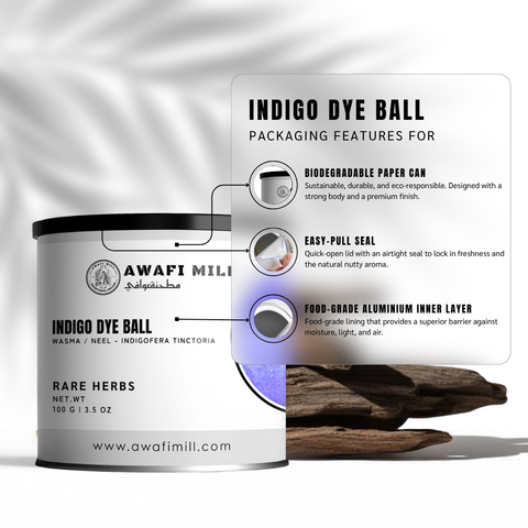 Traditional Indigo Dye Balls (Indigofera Tinctoria) – Authentic Fermented Botanical Dye for Artisans