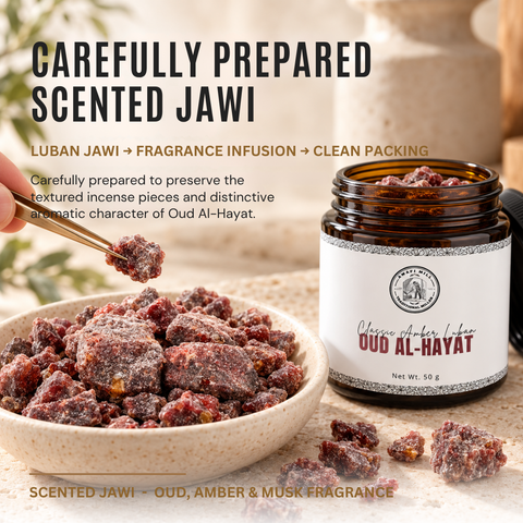 Oud Al-Hayat Scented Jawi | Oud, Amber & Musk