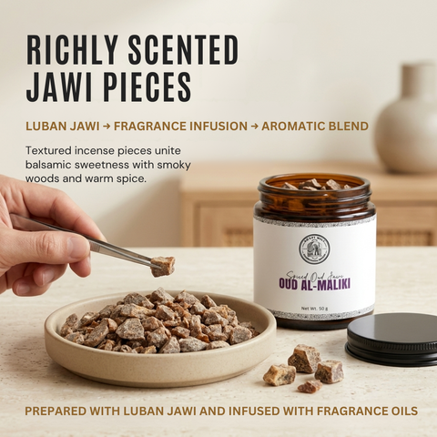 Oud Al-Maliki Scented Luban Jawi | Spiced Oud & Amber