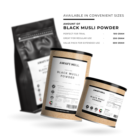 Black Musli Powder - Curculigo Orchioides