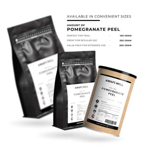 Pomegranate Peel | Natural Sun-Dried Rind