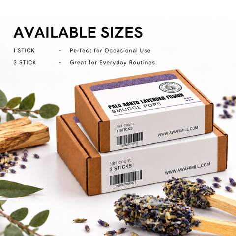 Palo Santo Lavender Fusion Smudge Pop