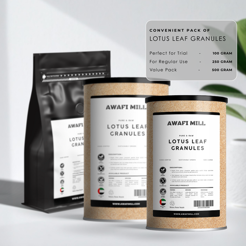 Lotus Leaf Granules (He Ye) – Nelumbo nucifera