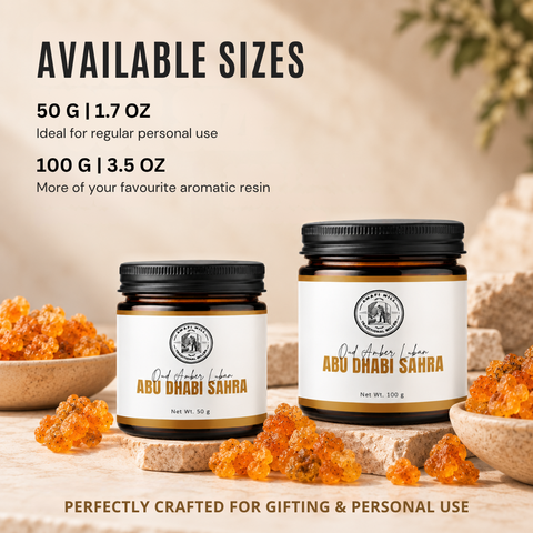 Abu Dhabi Sahra Scented Luban | Oud & Amber