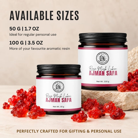Ajman | Safa Scented Luban | Rose & Clean Musk