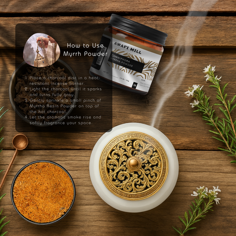 Myrrh Resin Powder | Commiphora