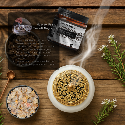 Somali Black Luban - Natural Frankincense Resin for Bakhoor