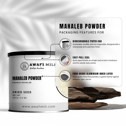 Mahaleb Seed Powder (Mahleb / Mahlab) – Prunus mahaleb