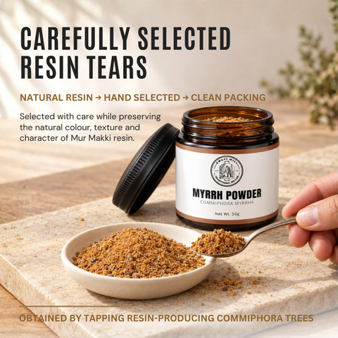 Myrrh Resin Powder | Mur Makki | Commiphora myrrha