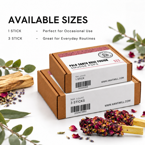Palo Santo Rose Fusion Smudge Pop