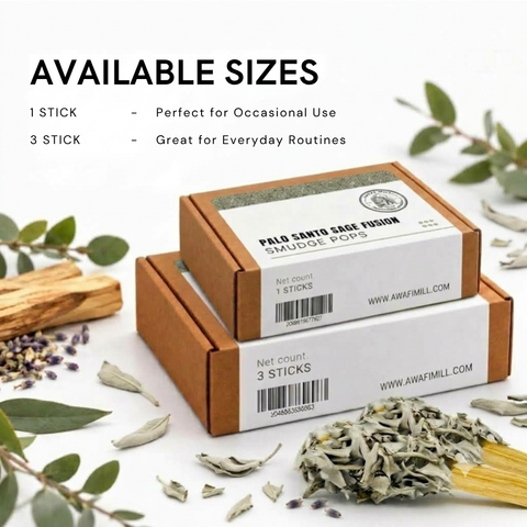 Palo Santo Sage Fusion Smudge Pop
