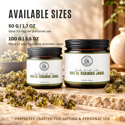 Ras Al Khaimah Jabal Scented Luban | Leather & Smoky Woods