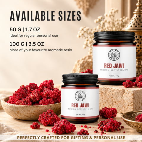 Red Jawi Incense | Jawi Ahmar Benzoin Resin Chunks
