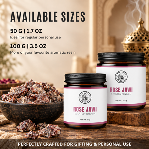 Rose Jawi Incense | Rose-Scented Benzoin Blend