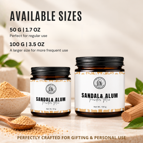 Sandalwood & Alum Powder | Fragrant Personal Care Powder