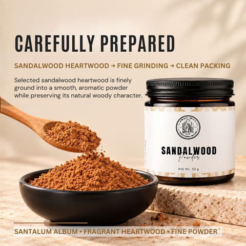 Sandalwood Powder | Chandan Wood | Santalum album