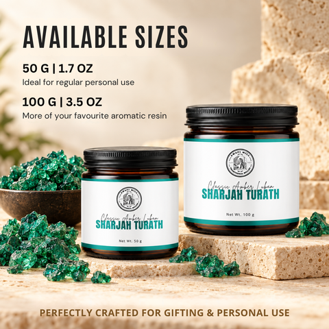 Sharjah Turath Scented Luban | Amber & Musk