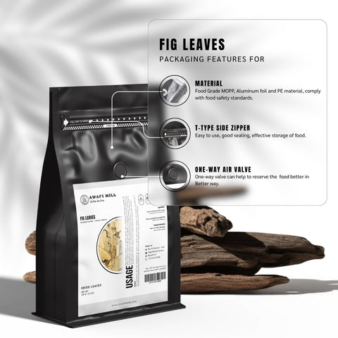 Fig Leaves (Anjeer Leaves) - Ficus Carica