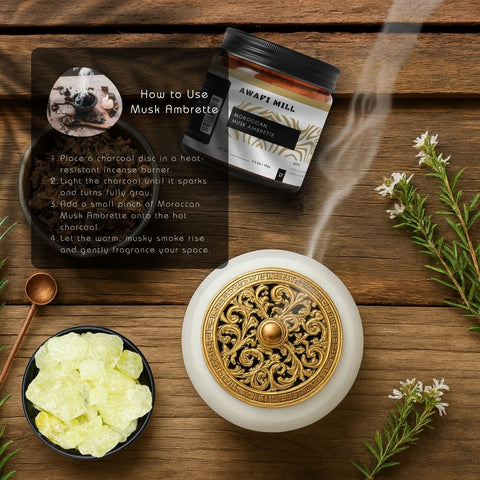 Moroccan Musk Ambrette | Bakhoor Resin