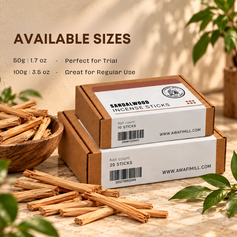 Sandalwood Sticks | Chandan Wood | Santalum album
