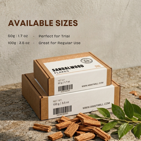 Sandalwood Flakes |  Chandan Wood Shavings | Santalum album