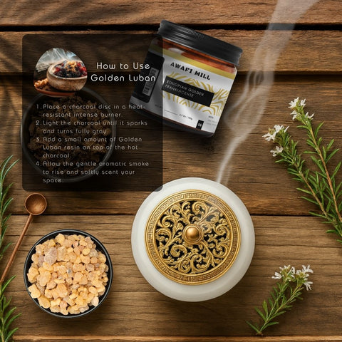 Golden Luban | Incense Tears
