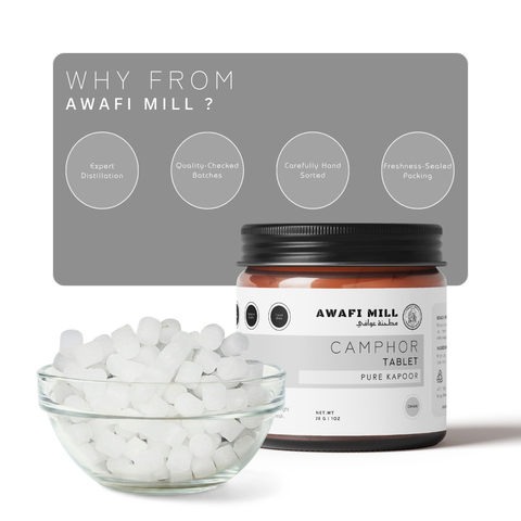 Camphor Tablets | Pure Aromatic Camphor