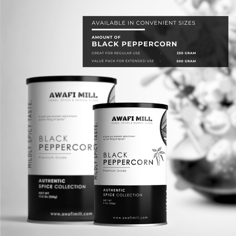Black Pepper (Whole Peppercorns, Piper nigrum) | Bold, Fruity Heat for Fresh Grinding