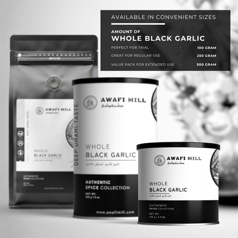 Whole Black Garlic | Aged Garlic | Allium sativum