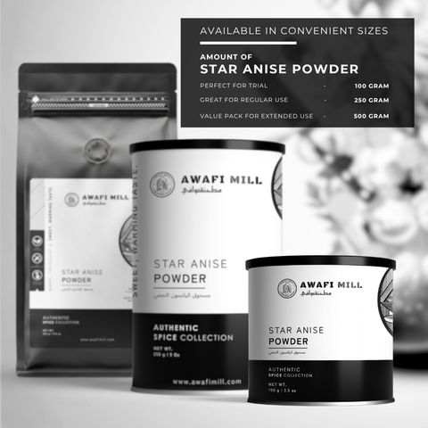 Star Anise Powder |  Badian Powder  | Illicium verum