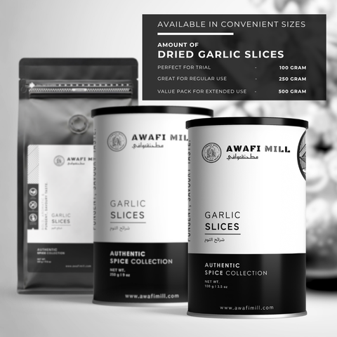 Dried Garlic Slices | Lahsun | Allium sativum