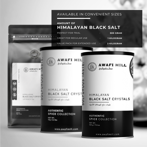 Himalayan Black Salt Crystals | Kala Namak