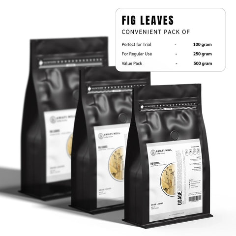 Fig Leaves (Anjeer Leaves) - Ficus Carica