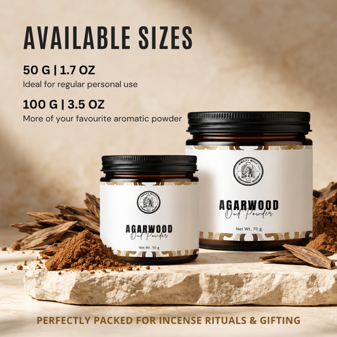 Agarwood Powder |  Ground Oud Wood Incense
