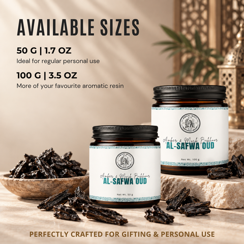 Al-Safwa Oud | Amber & Musk Bakhoor Oud
