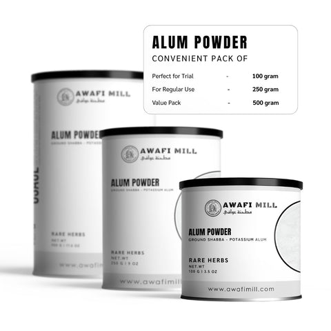 Alum Powder (Ground Shabba) - Potassium Alum