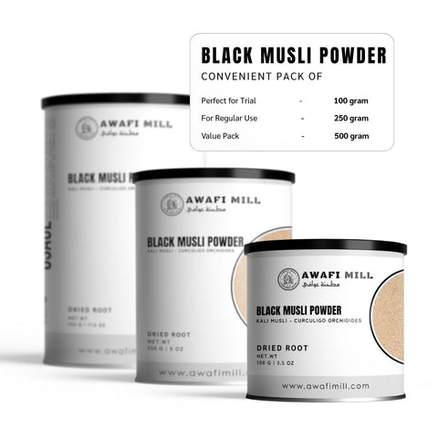 Black Musli Powder - Curculigo Orchioides