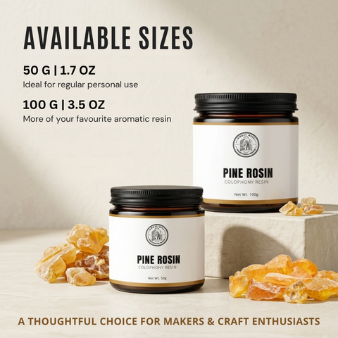 Colophony Pine Rosin |  Amber Resin Chunks