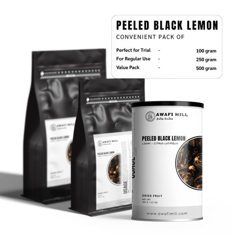 Peeled Black Lemon (Loomi Pulp) - Citrus Latifolia