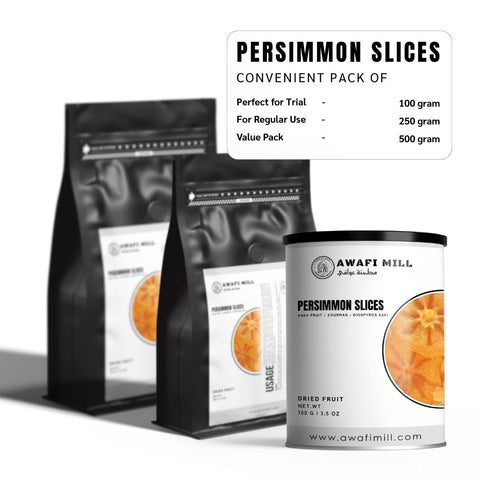 Persimmon Slices (Kaka Fruit / Khurman) - Diospyros Kaki