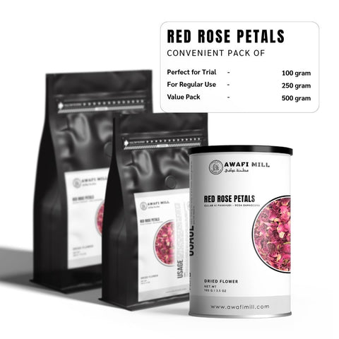 Red Rose Petals (Gulab ki Pankhudi) - Rosa Damascena
