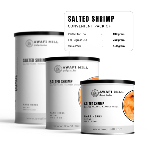 Salted Shrimp (Namkeen Jhinga) - Dried & Cured Prawns