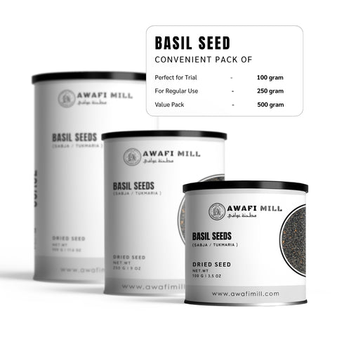 Basil Seeds (Sabja / Tukmaria) – Ocimum basilicum