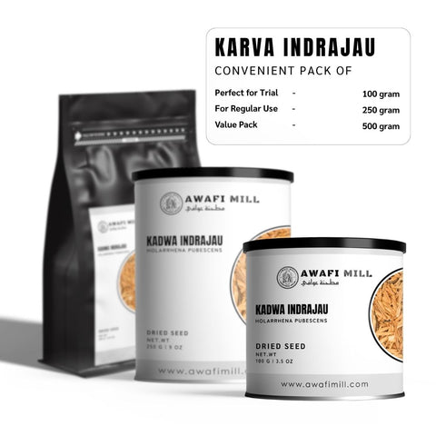 Kadwa Indrajau Seeds (Indrayava / Kutaj) – Holarrhena pubescens