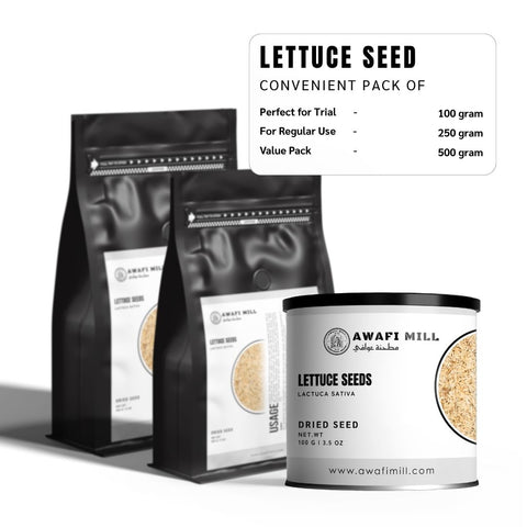 Lettuce Seeds (Tukhm-e-Kahu) – Lactuca sativa