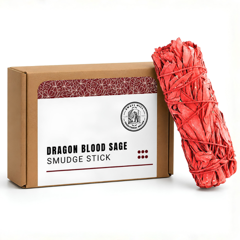 Dragon Blood Sage Smudge Stick | Aromatic Sage Bundle