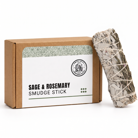 White Sage with Rosemary Smudge Stick | Botanical Bundle