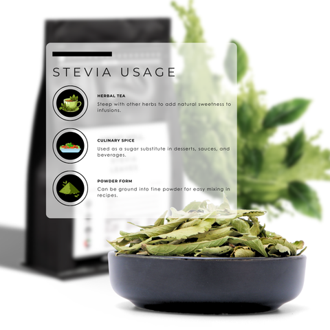 Stevia Leaves (Meethi Tulsi) - Stevia Rebaudiana